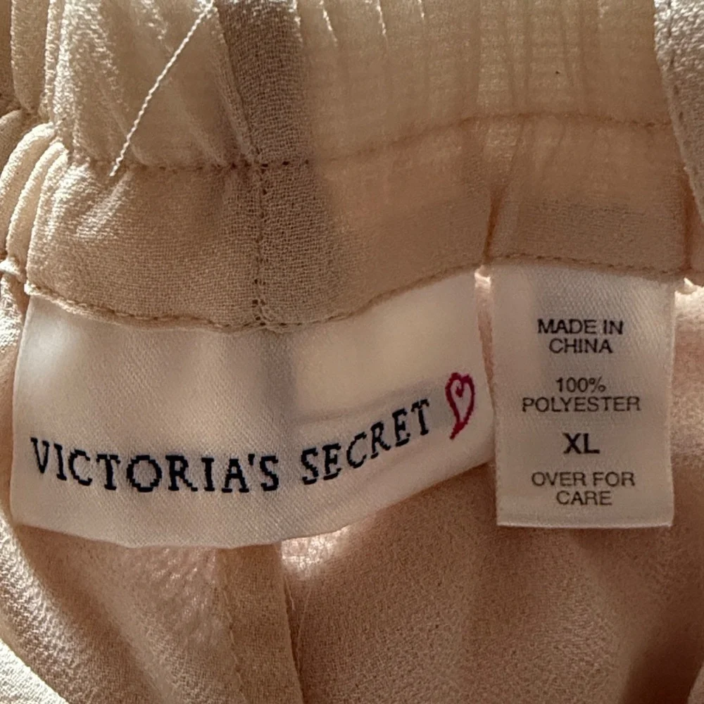Victoria's Secret Cream Sheer Beachpants Size XL
